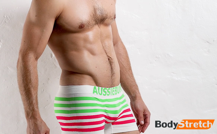 elasticke-boxerky-aussiebum-bodystretch-bila-zelena14